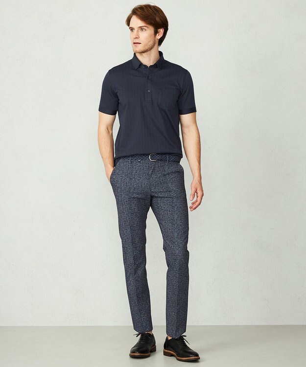 JOSEPH ABBOUD 【驚きの多機能性！】ライトウェーブ パンツ ネイビー系7