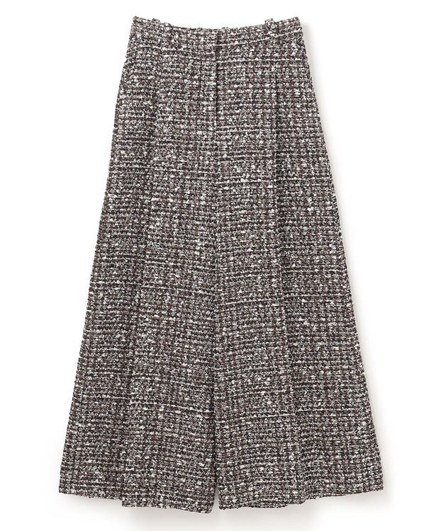 JOSEPH ウールツイード　ワイドトラウザーズ Black combo