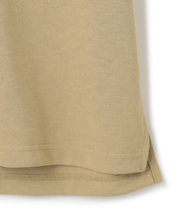 J.PRESS YORK STREET 【UNISEX】ワンポイント刺繍ポケット Tシャツ ベージュ系