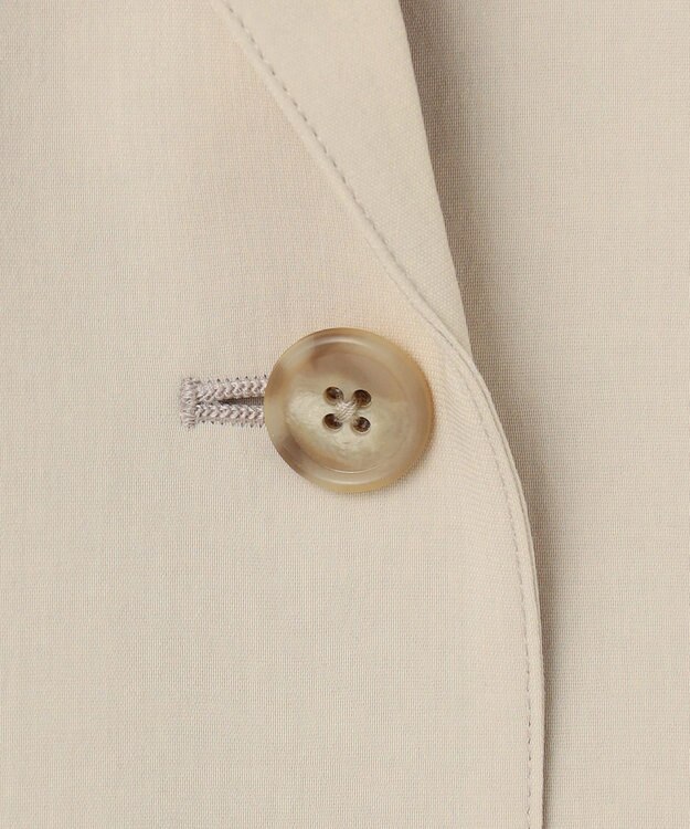 J.PRESS LADIES L 【洗える】ボイルドワッシャー ジレ ベージュ系