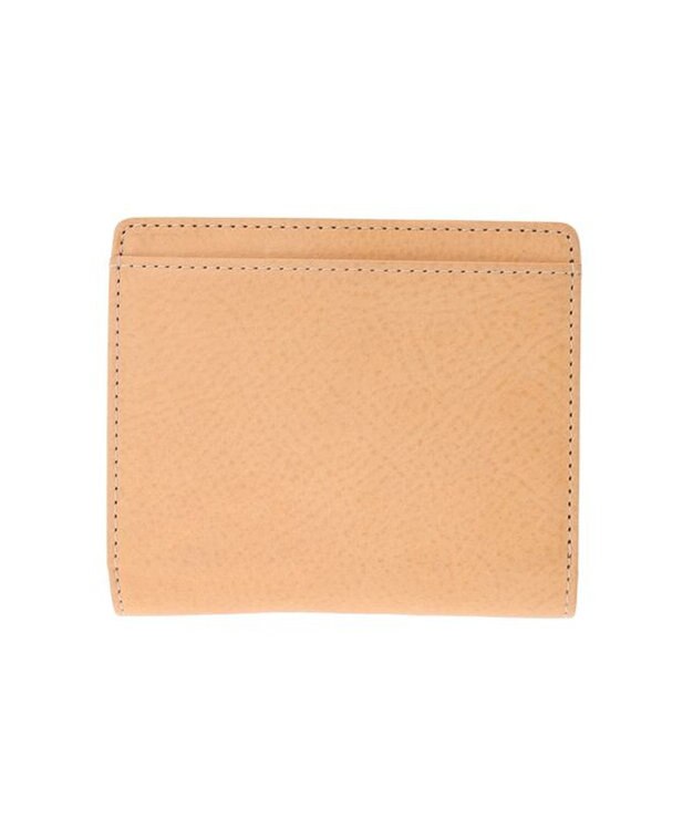 genten クオイオ  二つ折り財布 ヌメベージュ