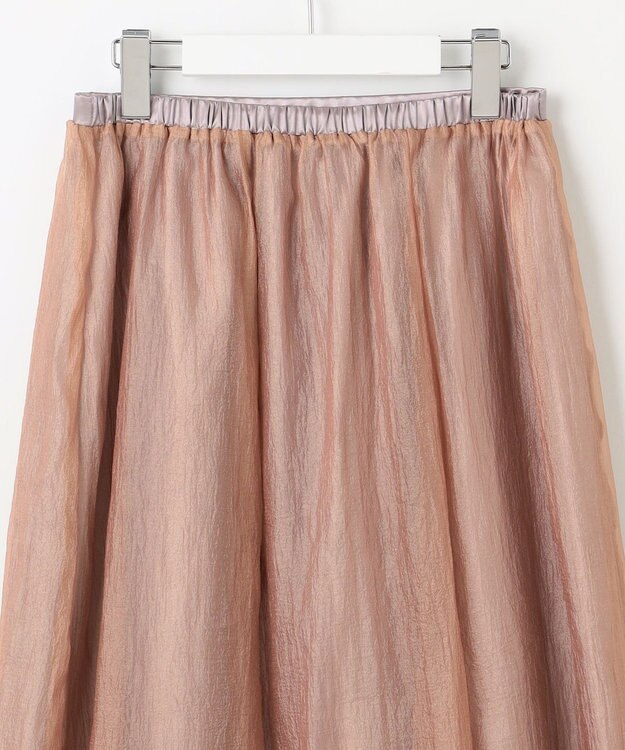 Feroux 【洗える】ニット×フレアスカート セットアップ ピンク系