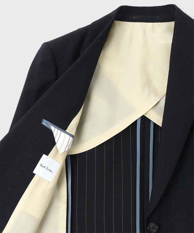 Paul Smith ドビーピンドット ジャケット ネイビー
