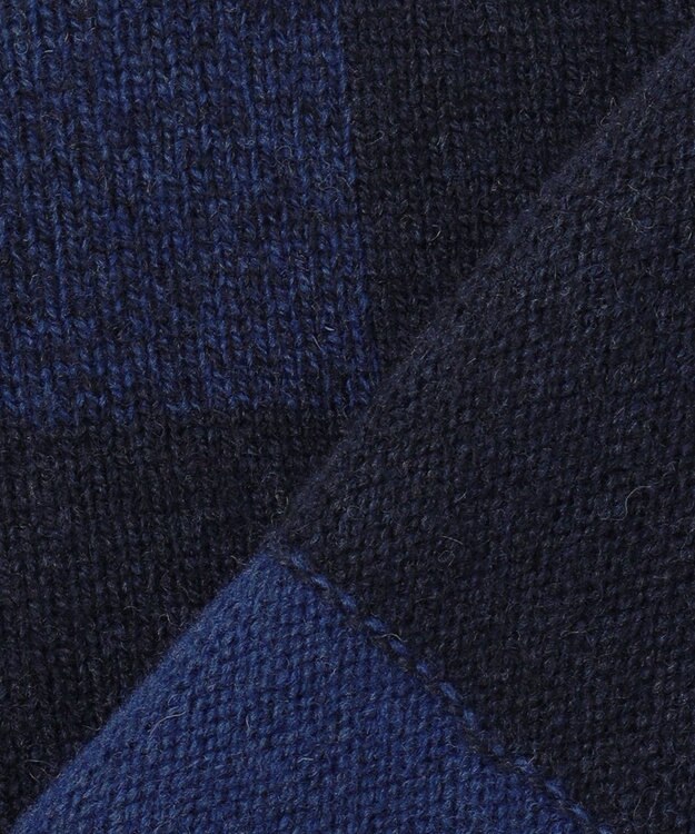 J.PRESS MEN 【Cash Lamb’s Wool】クレイジーパターンニット / クルー ネイビー系7
