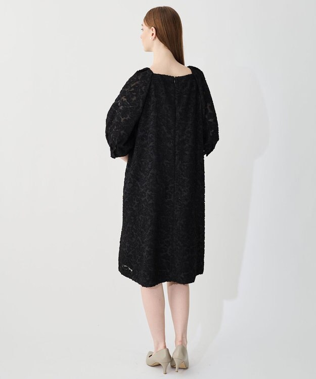 23区 【APPLAUDIR】シュエットジャカード ドレス ブラック系