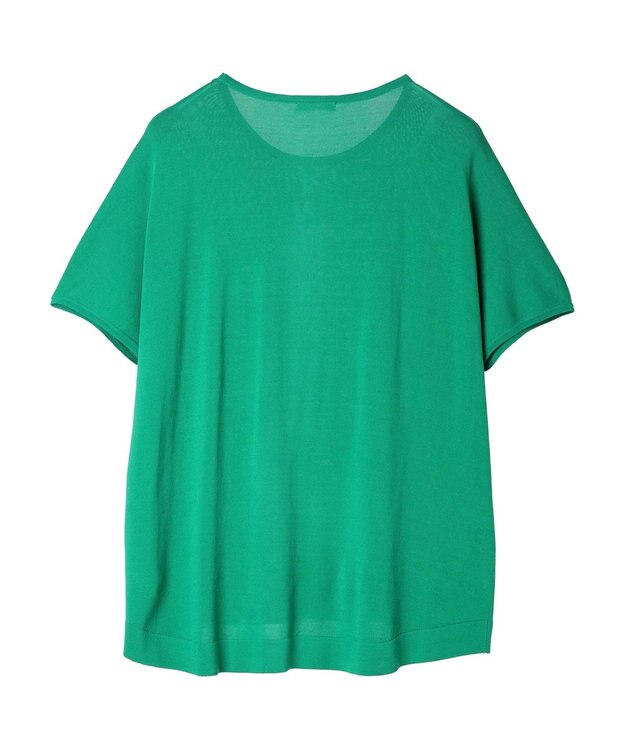 CRAFT STANDARD BOUTIQUE UVカット/接触冷感/洗える/ 半袖ニットプルオーバー Green