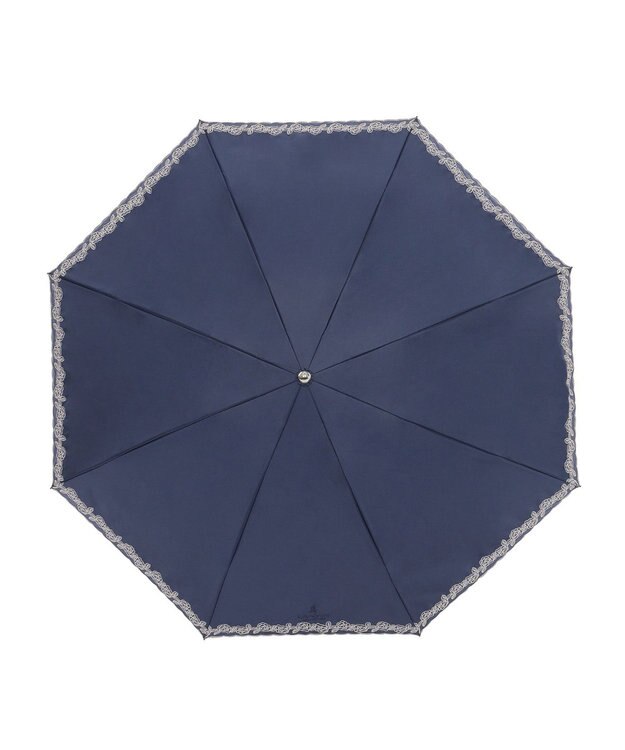 MOONBAT LV雨M P30D*バラオーガンジーカットワーク ディープブルー