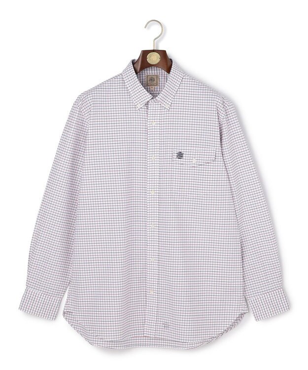 J.PRESS MEN 【KING SIZE】【IVY SHIRTS / 8色展開】オックスフォードオーバル シャツ /B.D. レッド系3