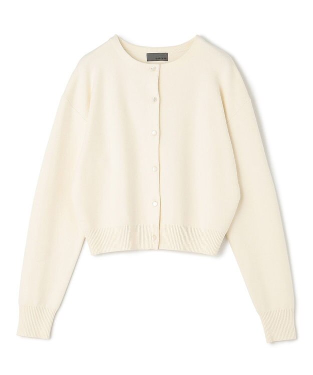 uncrave 【手洗い可】スムース ニット カーディガン（uncrave STANDARD） エクリュ