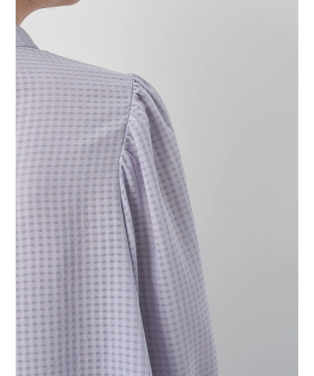 earth music&ecology Ｃｈｅｃｋドビーブラウス Sax