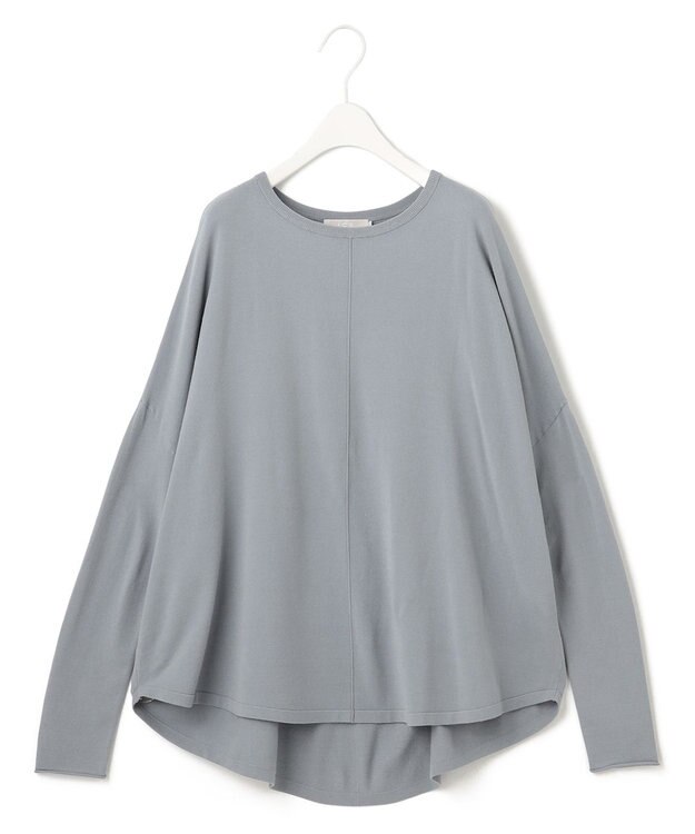 ICB 【洗える】 ヴィスコースワイド プルオーバー アッシュグレー系