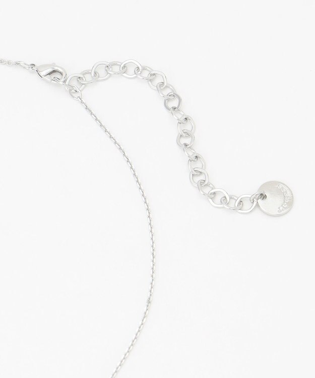 J.PRESS LADIES ヴィンテージオーバルリング ネックレス シルバー系