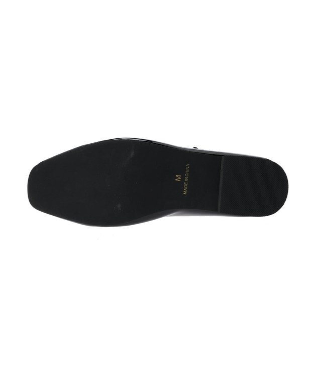 Green Parks ＲＵＰＩＳ．スクエアメリージェーンフラットパンプス Black