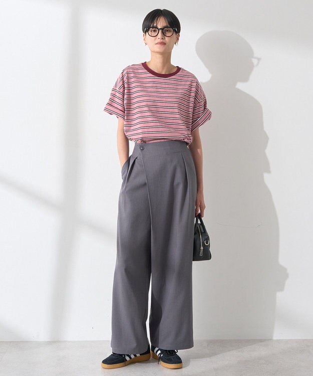 AMERICAN HOLIC レトロボーダープルオーバー Pink