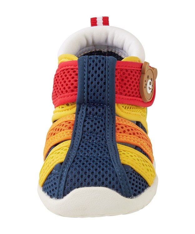 MIKI HOUSE HOT BISCUITS 【13-17cm】ダブルラッセル 水抜けセカンドサンダル マルチカラー