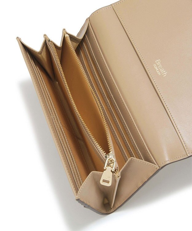 TOPKAPI 【Breath TOPKAPI】RIPPLE リプル 長財布 グレージュ