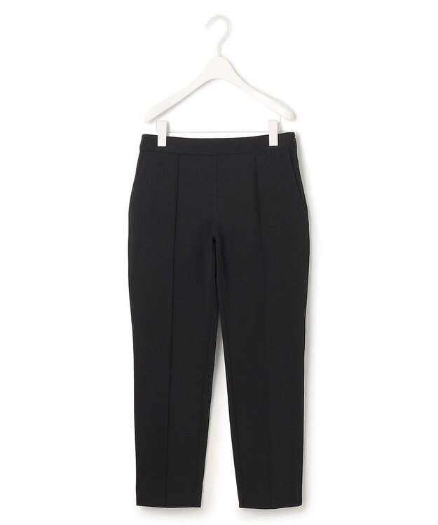 ICB 【洗える】 コットンコンプレッシャー パンツ ブラック系