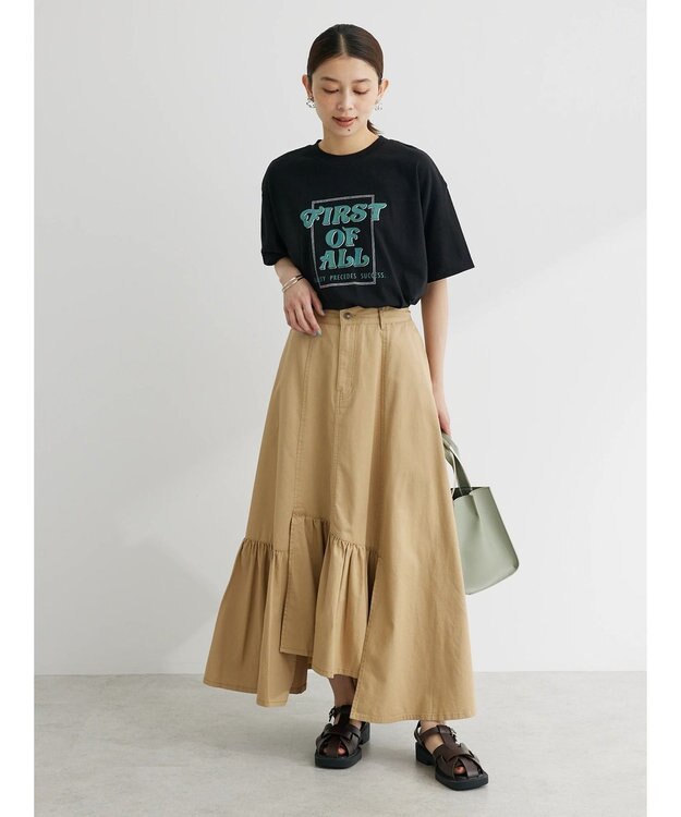 Green Parks ・ＳＵＧＡＲ　ＳＰＯＯＮ　イレヘムツイルスカート Beige
