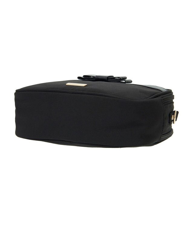 Maison de FLEUR EC限定撥水加工2ルームミニショルダーバッグ Black