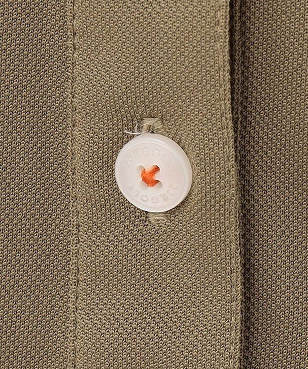 23区GOLF 【WOMEN】【吸水速乾/UVケア】STUDIO FIGLIO アロハ無地 ノースリーブ シャツ ブラウン系