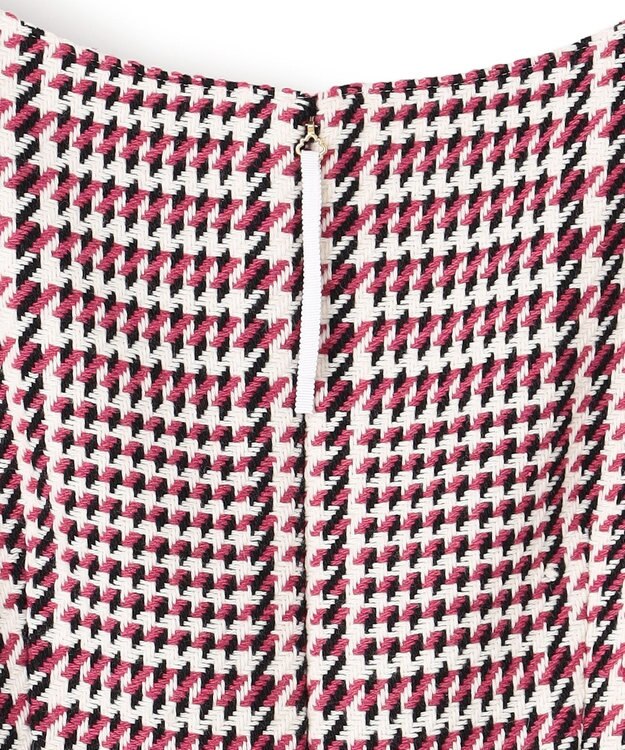 TOCCA 【百田夏菜子さん着用】【消臭】FROSTED CHECK TWEED ドレス アイボリー系