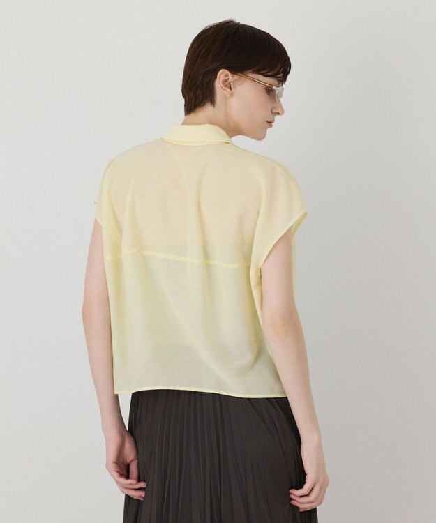 GRACE CONTINENTAL シアードルマントップ イエロー