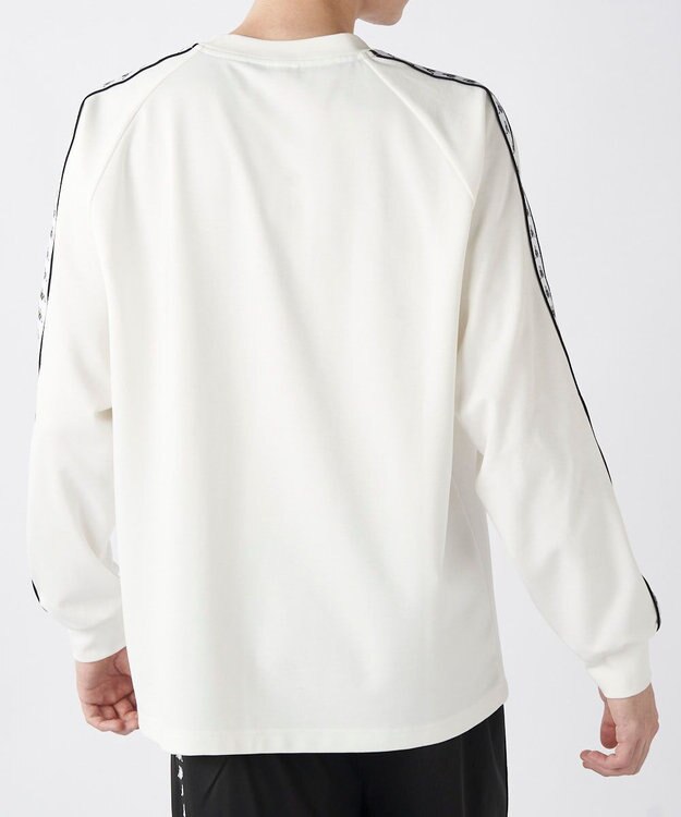 OP／FILA 【Kappa】バンダ ラグランロングスリーブTシャツ ホワイト