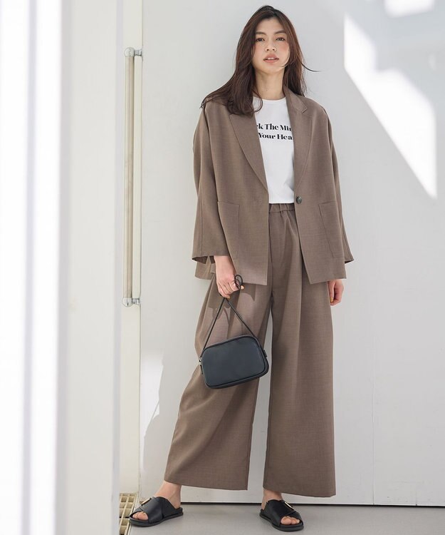 ANY テックリネンドルマンジャケット モカ