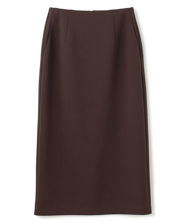 UNFILO L BEAUTY FORM JERSEY Light Iラインスカート ブラウン