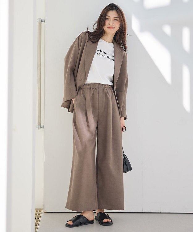 ANY テックリネンドルマンジャケット モカ