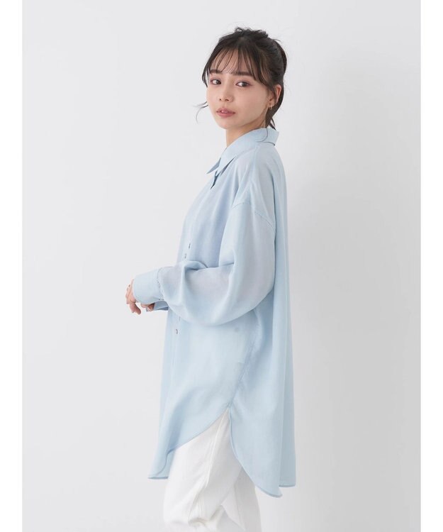 earth music&ecology ウ゛ィンテージボタンシャツ Sax