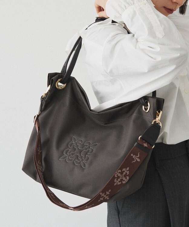 russet コーデュラナイロン3WAYトートバッグ(CE-1662) D.Brown