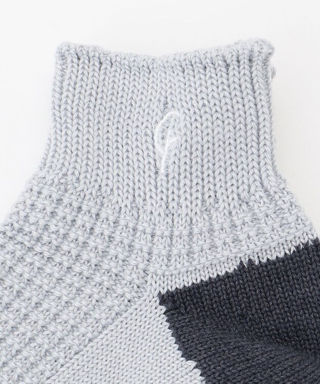 23区GOLF 【23Fondation】ショート丈 ソックス ライトグレー系