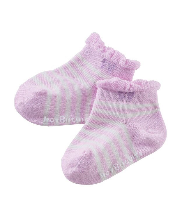 MIKI HOUSE HOT BISCUITS 【9-19cm / 靴下2足セット】 ローカット ソックスパック 白