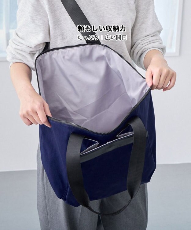 ROOTOTE 3669【ルーポケットが主役!】LT.ミディアム.フロントオープン-A 04：ダスティブルー