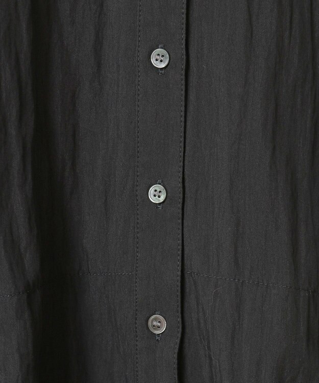 YECCA VECCA 【接触冷感】裾バルーン切替デザインヘムシャツ Khaki