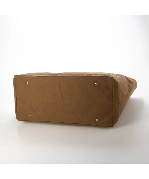 UNBILLION perche パラフィンキャンバス2wayボストントート ライトブラウンブラック