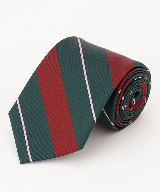 J.PRESS MEN オーセンティック / レジメンタル ネクタイ ダークグリーン系2