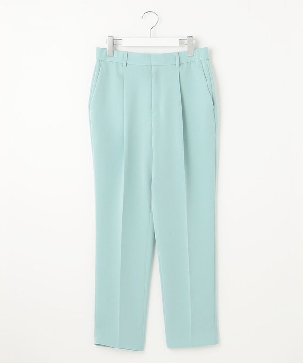 自由区 【セットアップ対応・洗える】トリアセダブルクロステーパード パンツ メンソール系