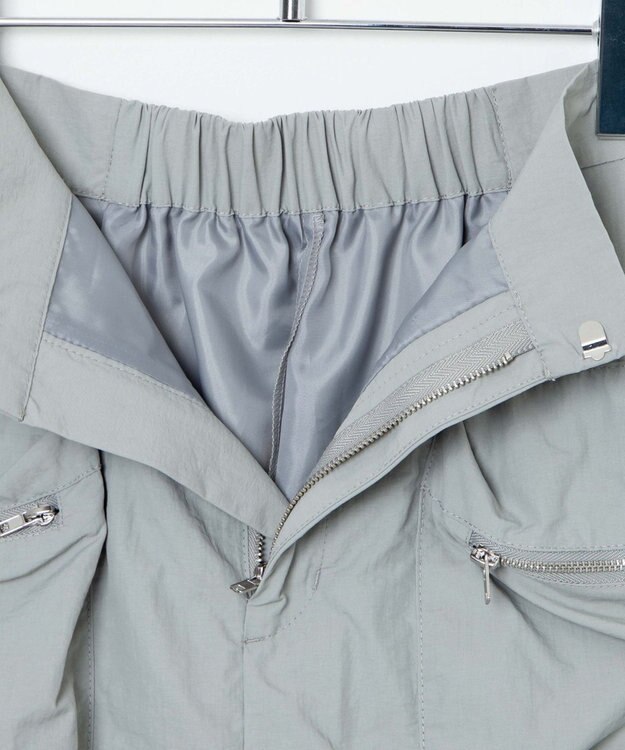 WEGO ナイロンカーゴミニスカパン グレー