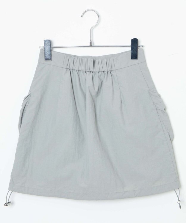 WEGO ナイロンカーゴミニスカパン グレー