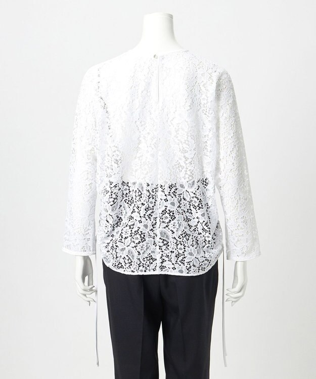 23区 【エステータ】マニフィークレース ブラウス ホワイト系