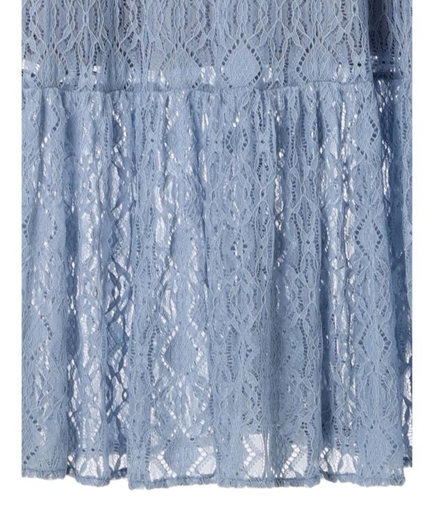 earth music&ecology 総レースワンピース Blue