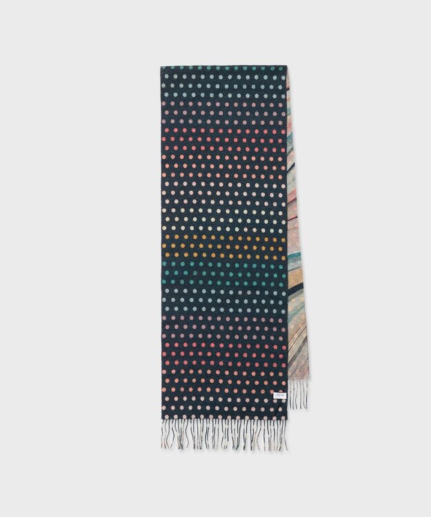 Paul Smith Swirl リバーシブル スカーフ マルチカラー