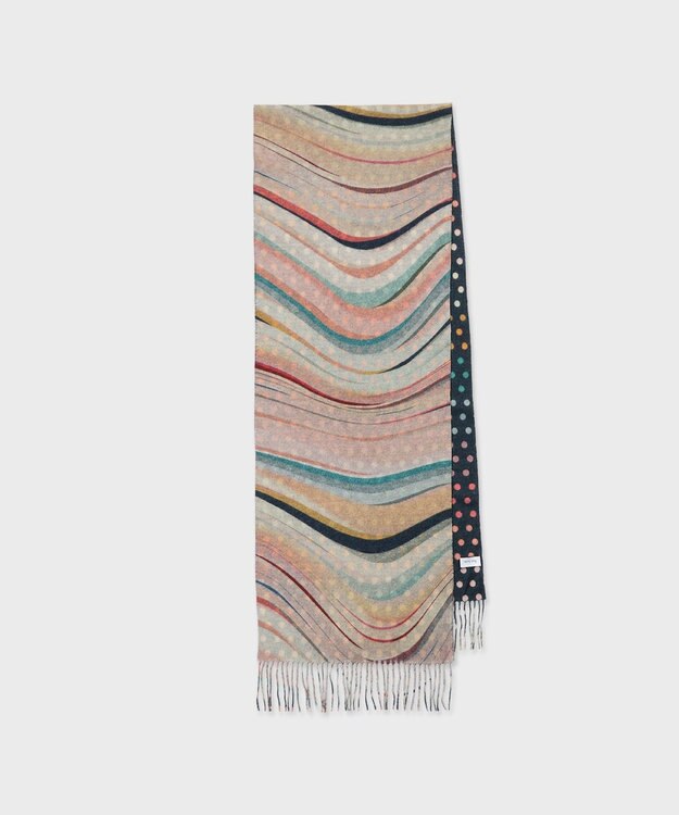 Paul Smith Swirl リバーシブル スカーフ マルチカラー