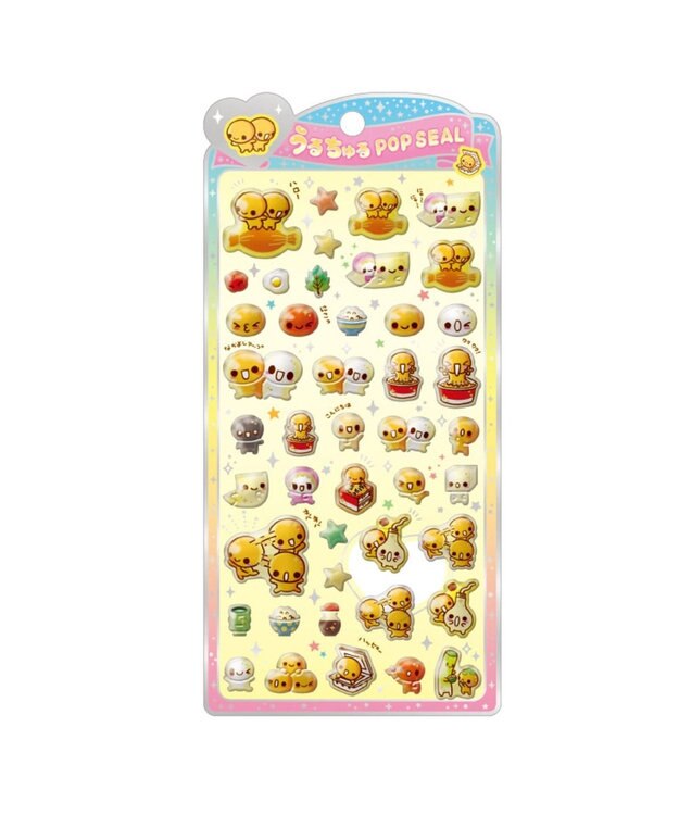 WEGO 平成キャラクターズうるちゅるポップシール 柄2