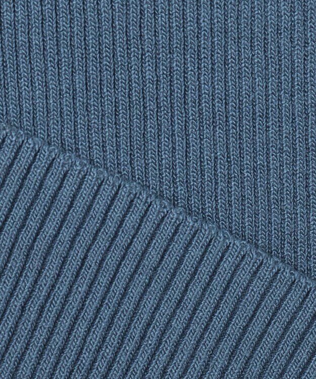 ANY SIS 【洗える】シアーディテール ニット ブルー