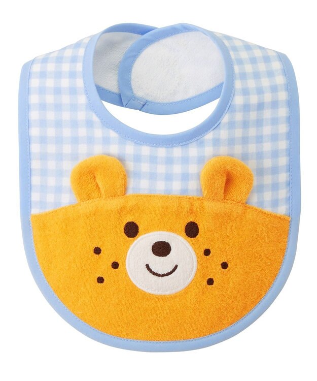 MIKI HOUSE HOT BISCUITS ベビーバスタオル＆スタイギフトセット【BOX付き】 ベージュ