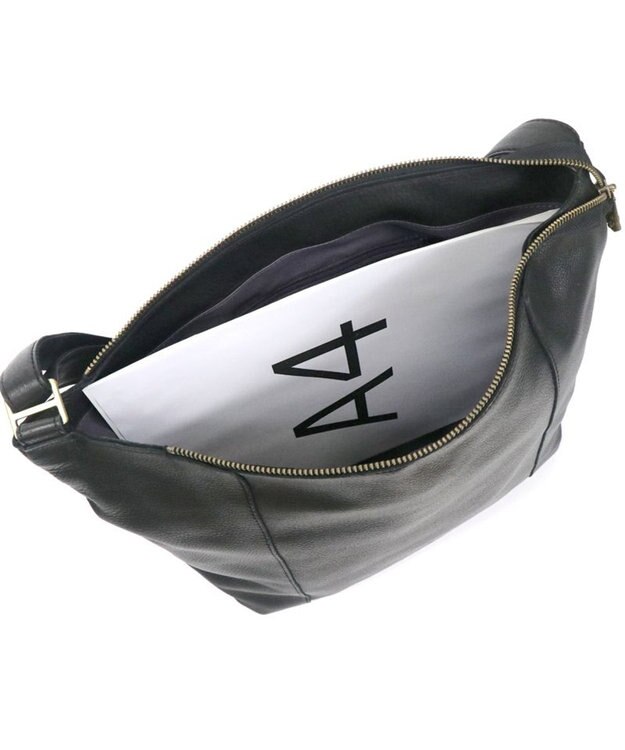 Regalo Felice 【A4サイズが入る / たっぷり収納】ショルダー大 / REGALO BK(ブラック）