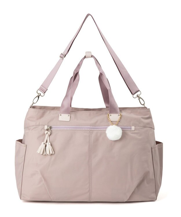ACE BAGS & LUGGAGE kanana project collection タッセル-e ボストンバッグ 68875 モーヴピンク